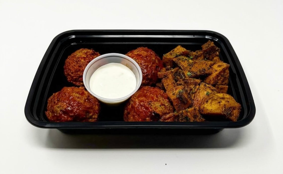 Albóndigas de pollo Buffalo