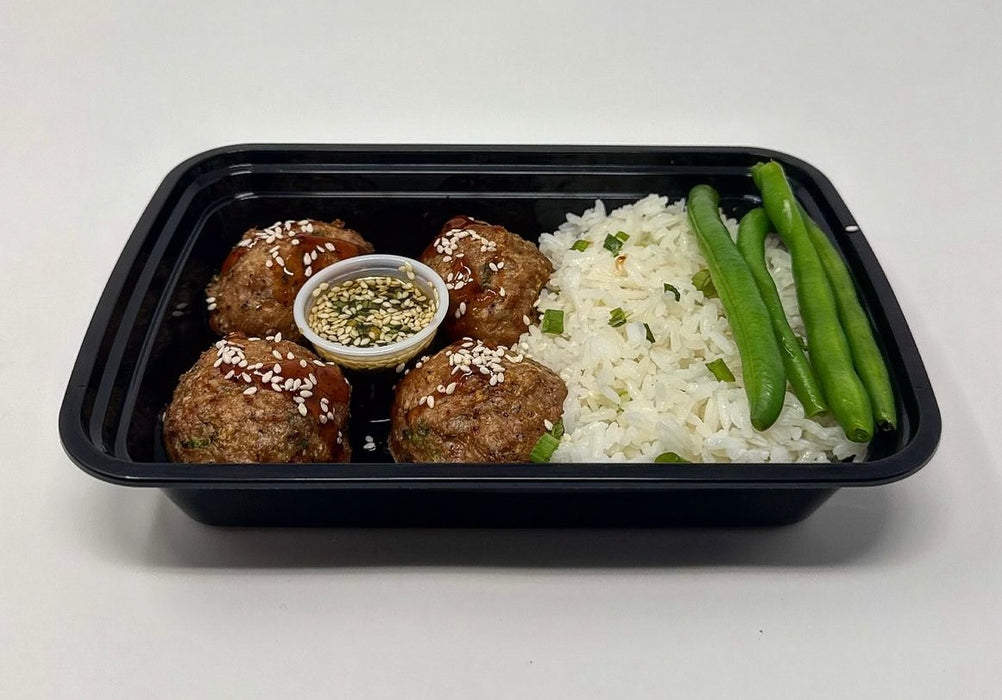 Albóndigas coreanas de pavo con sésamo
