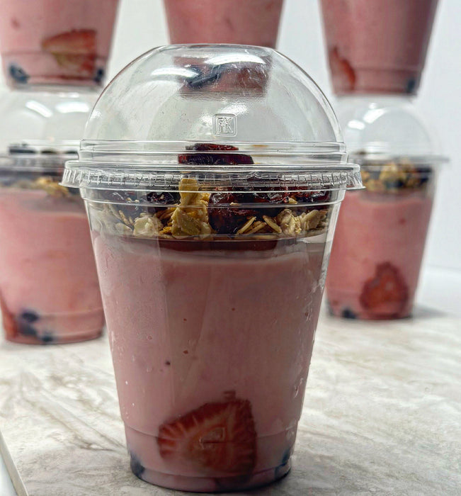 Parfait de yogur de fresa ( 7 parfaits )