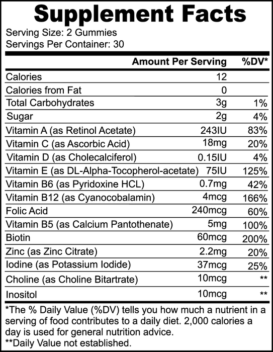 Multivitamin Bear Gummies ( 30 Servings - Strawberry )