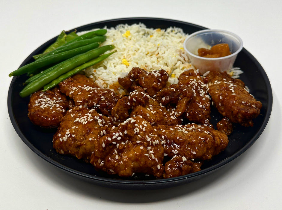 Pollo al sésamo