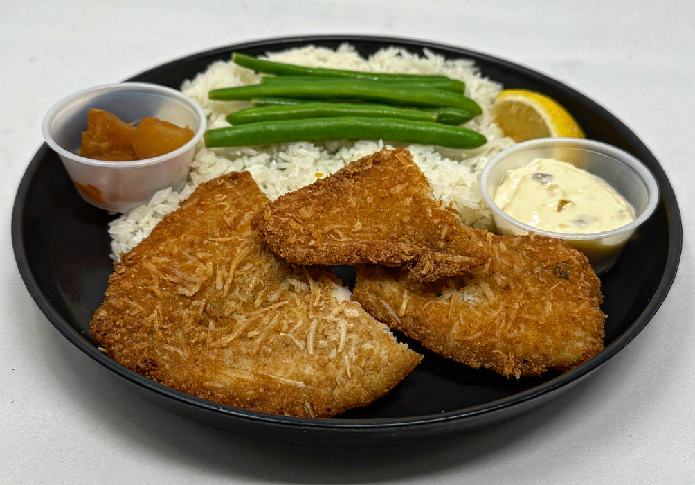 Pescado de coco espartano