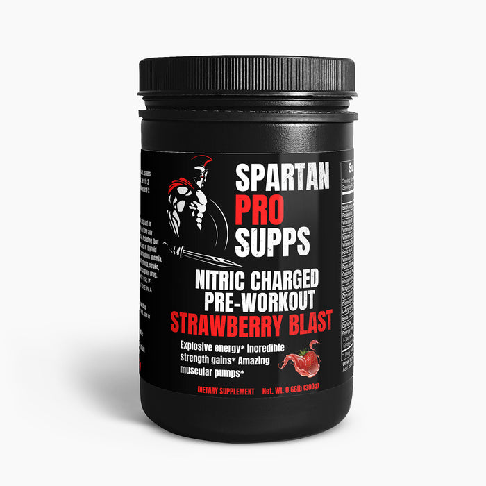 Nitric Shock Pre Workout ( 30 servings - Strawberry Blast )