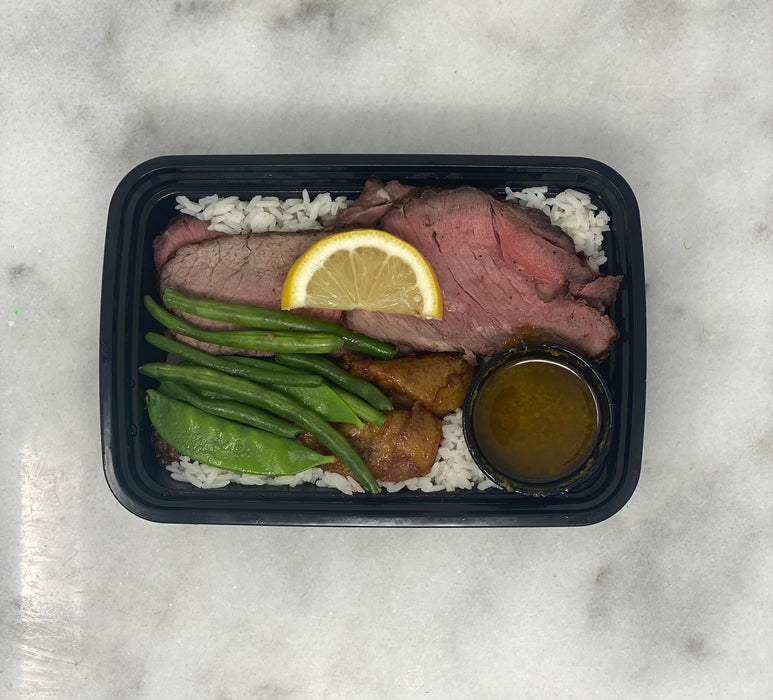 Filete Marinado Y Arroz