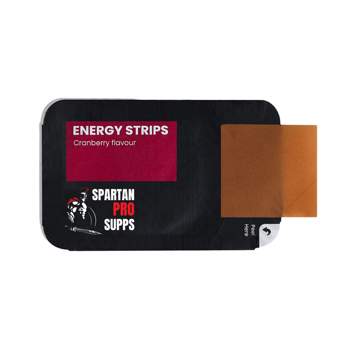 Energy Strips ( 30 Servings - Cranberry Gummy Worm )