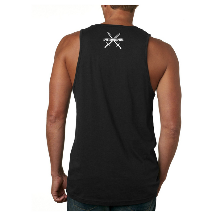 Camiseta sin mangas negra corte para hombre