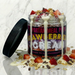 Meal replacement shake with strawberries and cream flavor on a marble surface - meal made by spartan meal preps nj