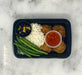 Turkey meatballs baked to perfection paired with jasmine rice, green beans and a side of our sweet chili sauce - clark nj meal preps