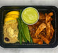 Grilled BBQ chicken paired with quinoa, our veggie mix and a side cup of avocado sauce - meal preps delivery service